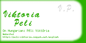 viktoria peli business card