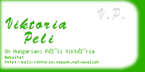 viktoria peli business card